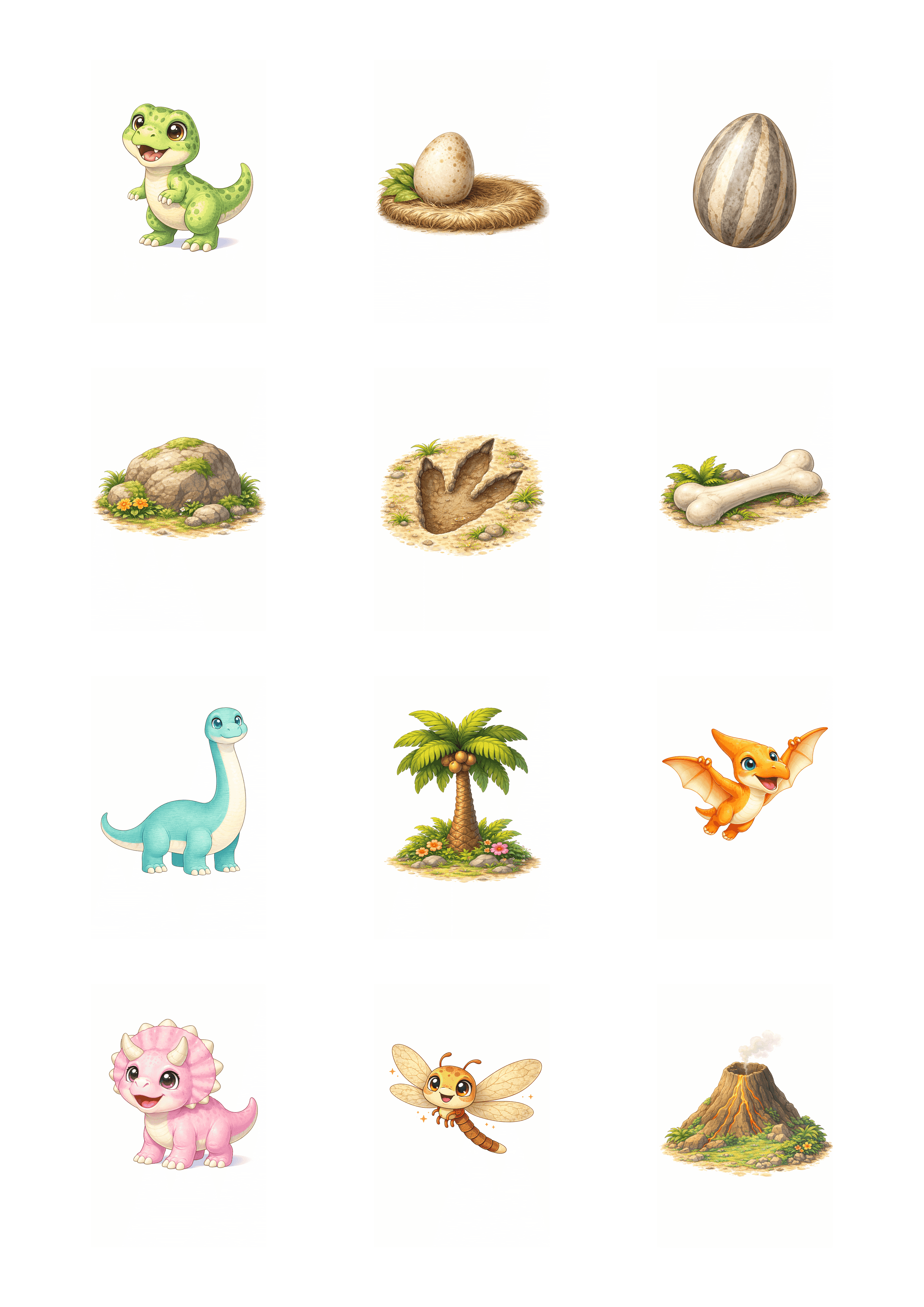 Dinoland Sticker