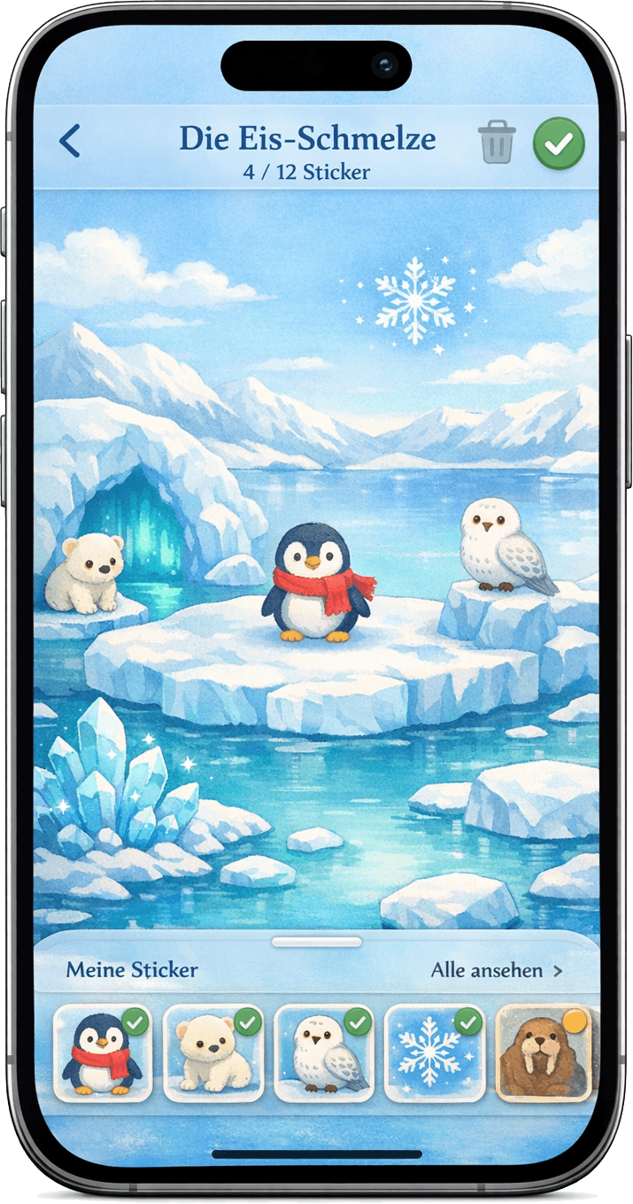 Eis Hintergrund